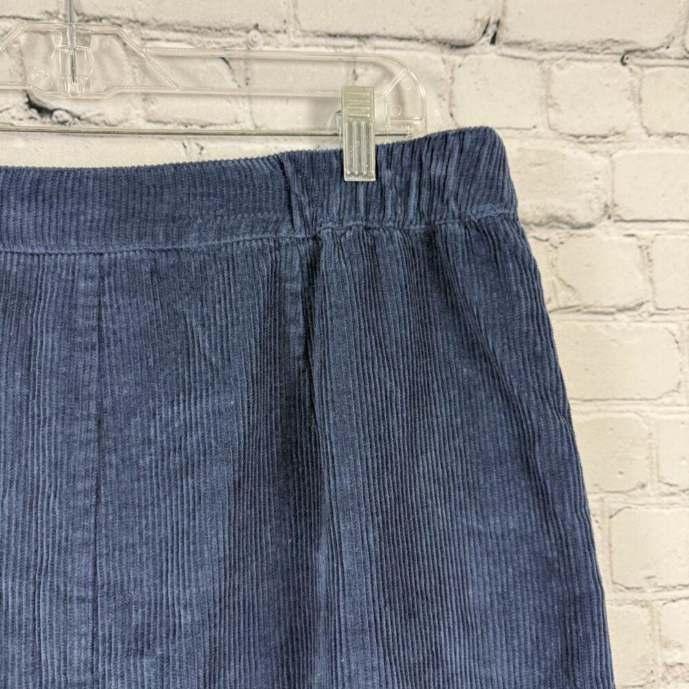 The Vermont Country Store Cotton Corduroy Skirt Womens L Button Front w Pockets - Picture 10 of 12